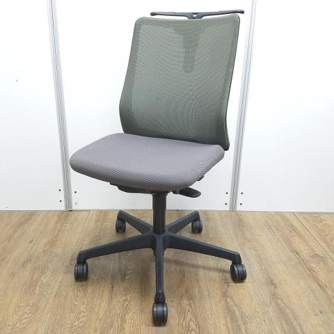 【中古】フルーエントチェア  オカムラ（okamura） 肘無ローバックチェア