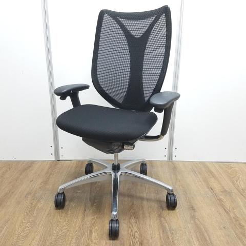【中古】サブリナ  オカムラ（okamura） 肘付ハイバックチェア