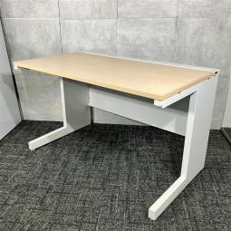 【西】～～◆ウチダ　スカエナ　平机　引き出しなし　ナチュラルカラー　W1200　デスク　L字デスク　大量入荷　【福岡】【福岡西店】【九州】