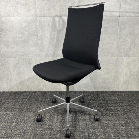 【中古】モード CA87BS FSF1 オカムラ（okamura） 肘無ハイバックチェア