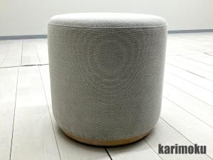 KARIMOKU NEW STANDARD / カリモクニュースタンダード　エレファントプーフ タスク　スツール/オットマン　KNS　ライトグレー系　北欧