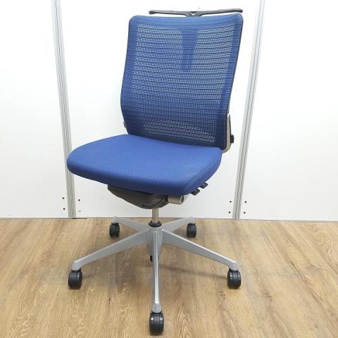 【中古】コーラルチェア  オカムラ（okamura） 肘無ミドルバックチェア