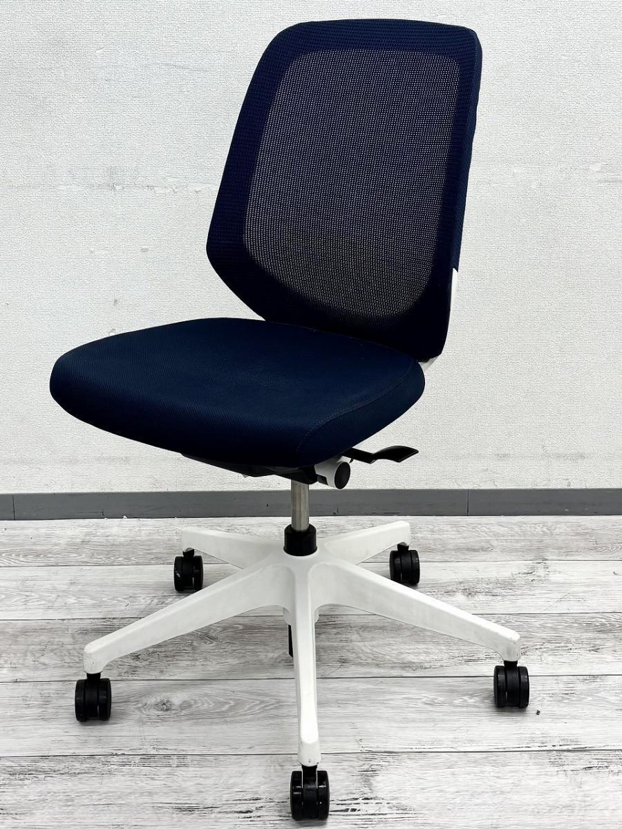 イトーキ ITOKI CREBIO メッシュチェア 中古】ノート メッシュ イトーキ/ITOKI 肘無ローバックチェア 614670