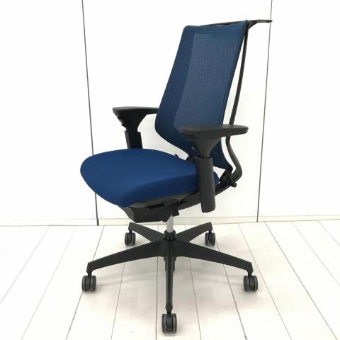 【中古】デュオラ メッシュ  コクヨ（KOKUYO） 肘付ハイバックチェア