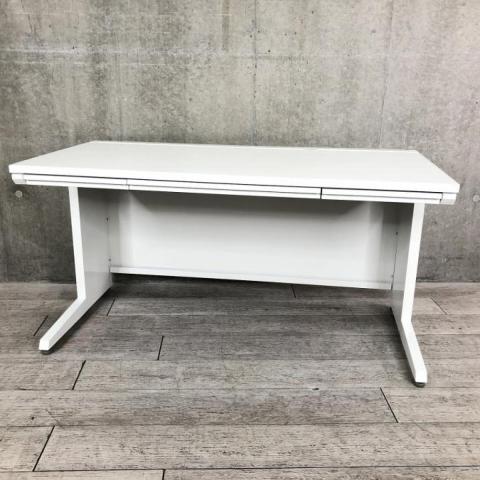 【ゆとりのあるワークスペースで作業効率アップ!定番の人気シリーズ!】■オカムラ(okamura)製 アドバンス(ADVANCE)シリーズ 平机 W1400㎜ ■引き出し付き ■ホワイト/614313 オフィスバスターズ 水戸サテライト 水戸市、日立市、ひたちなか市、鹿嶋市、神栖市、牛久市、古河市、結城市、東海村、つくば市