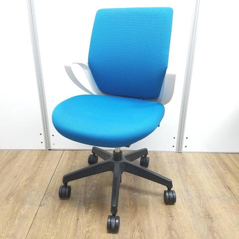 KOKUYO 青いメッシュデスクチェア コクヨ（KOKUYO） オフィスチェア(椅子) 一覧 - 中古オフィス家具なら