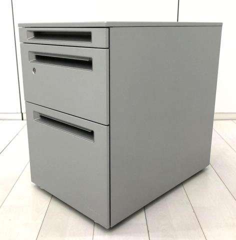 【中古】プロユニット DNC3AA-Z637 オカムラ（okamura） ワゴン3段