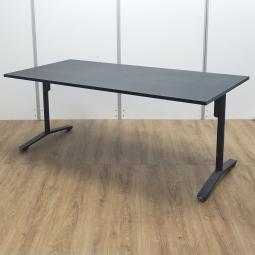 【天板擦れキズ】コクヨ製　DAYS OFFICE　ブラック　W1800xD900xH720サイズ　キャスター付(ロック機能付)　W1800サイズ　ミーティングテーブル！！