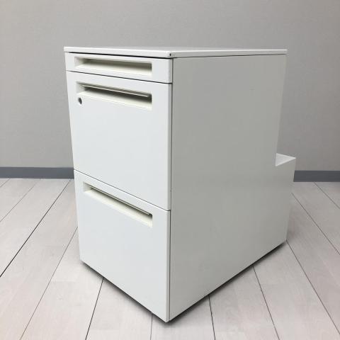 【中古】プロユニット DNC8SA Z975 オカムラ（okamura） ワゴン3段