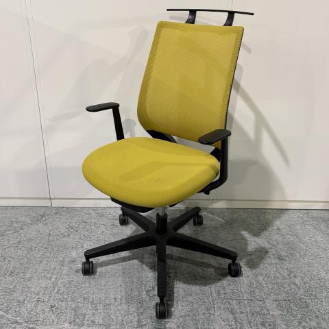 【中古】ミトラシリーズ C04S-10M-BK1 コクヨ（KOKUYO） 肘付ローバックチェア