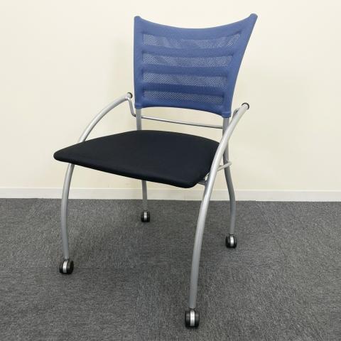 【中古】プリエ2  イトーキ（ITOKI） ネスティングチェア