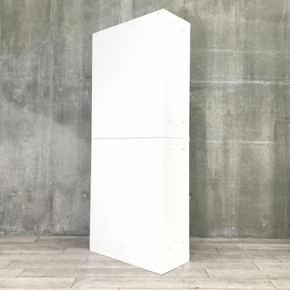 中古】レクトライン オカムラ/okamura ハイキャビネット／両開き＋