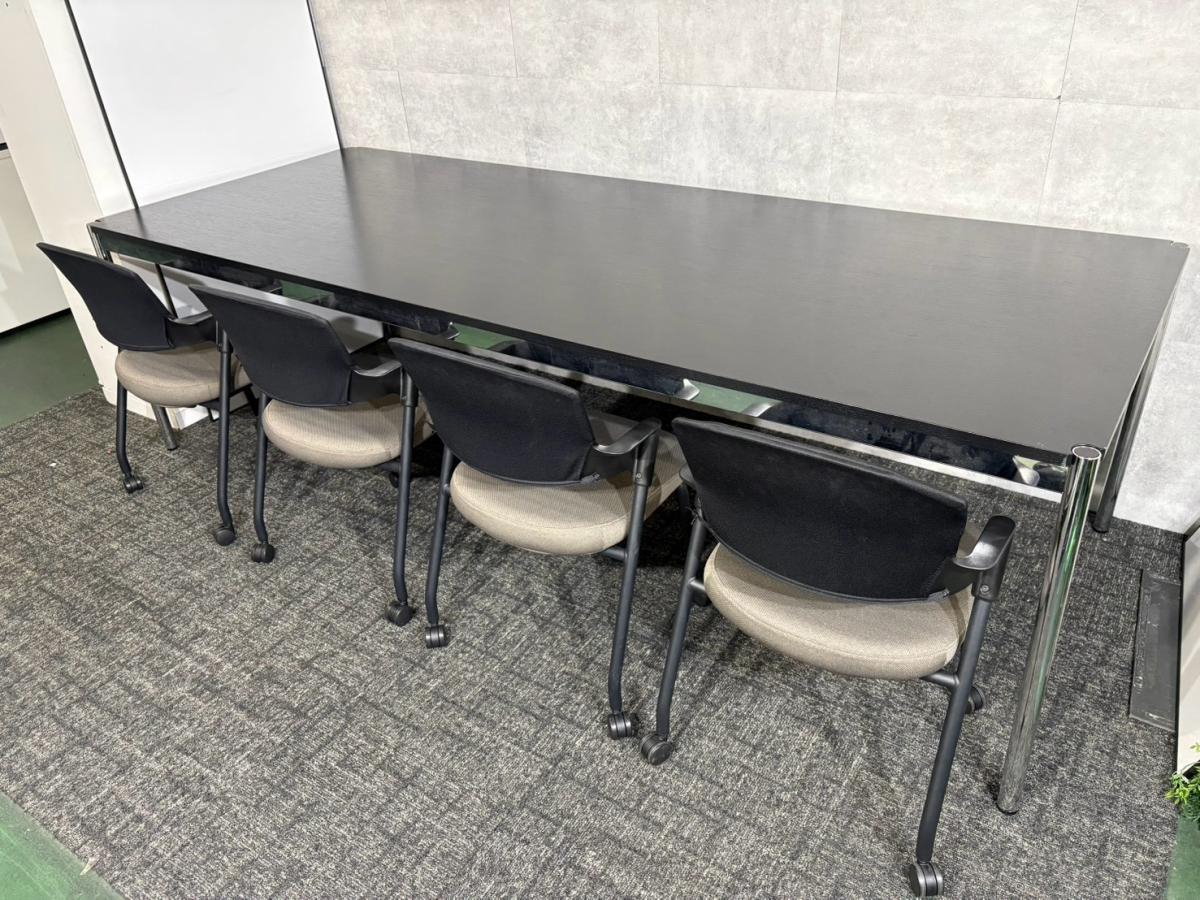 中古】USMハラーテーブル USMハラー ミーティングテーブル（会議机