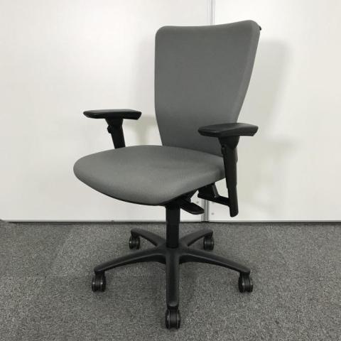 【中古】カロッツァチェア CK96MY 3504 オカムラ（okamura） 肘付ハイバックチェア
