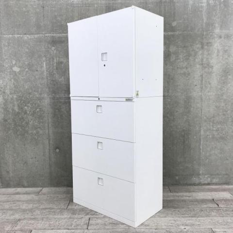 ハイキャビネット／両開き＋3段ラテラルの格安販売 - 中古オフィス家具