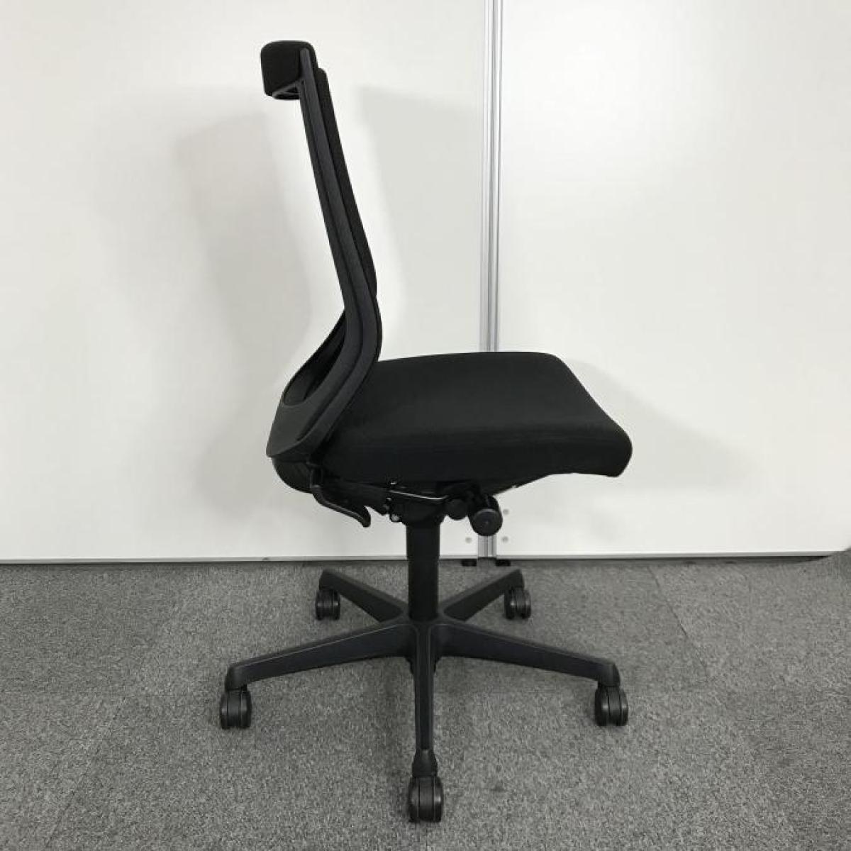 中古】エスクード C437ZR FHB1 オカムラ/okamura 肘無ハイバックチェア