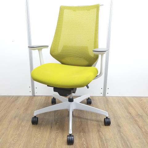 【中古】デュオラ メッシュ  コクヨ（KOKUYO） 肘付ハイバックチェア