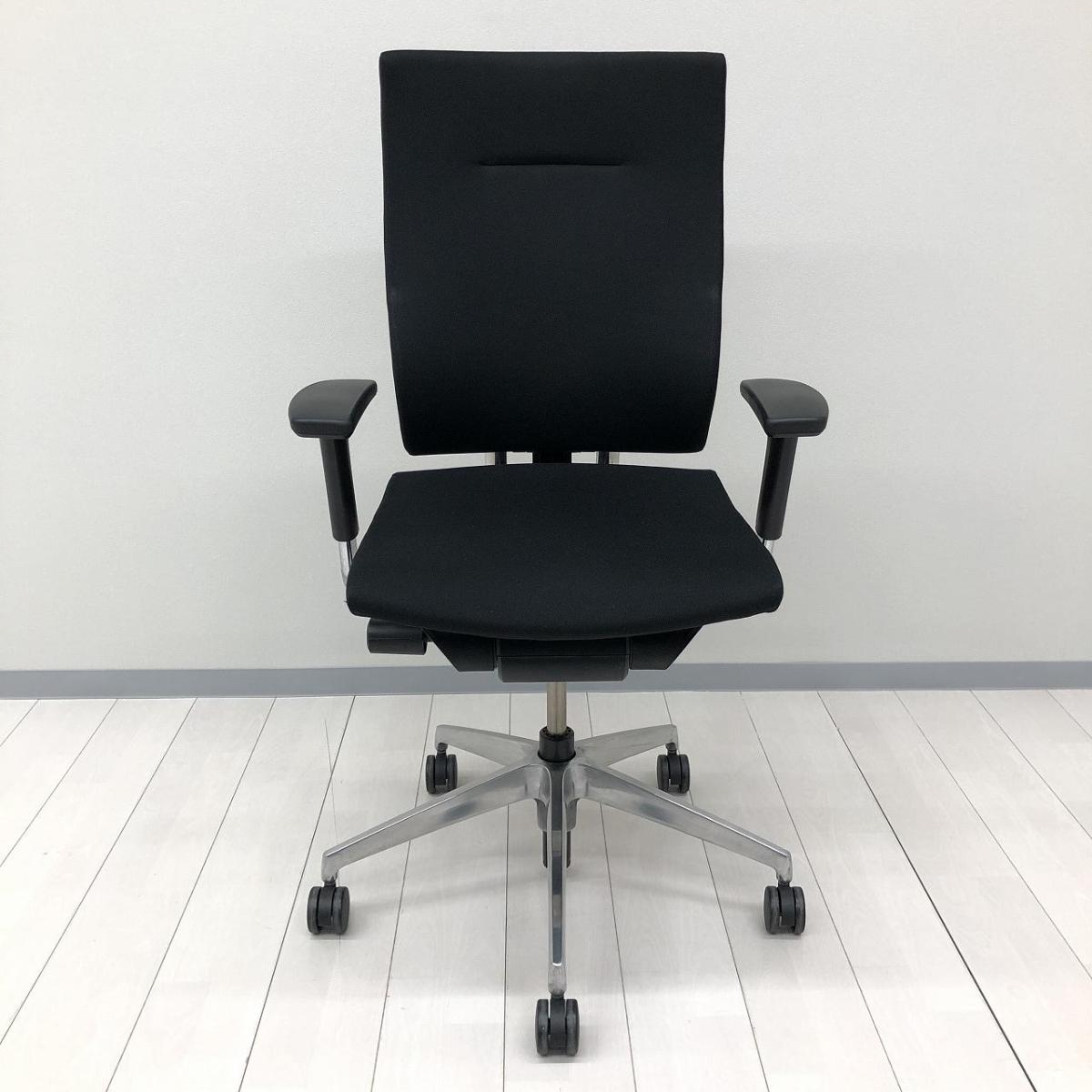 スピーナコリー 4箱 中古】スピーナチェア KE-717GP-Z9T1 イトーキ/ITOKI 肘付ハイバック