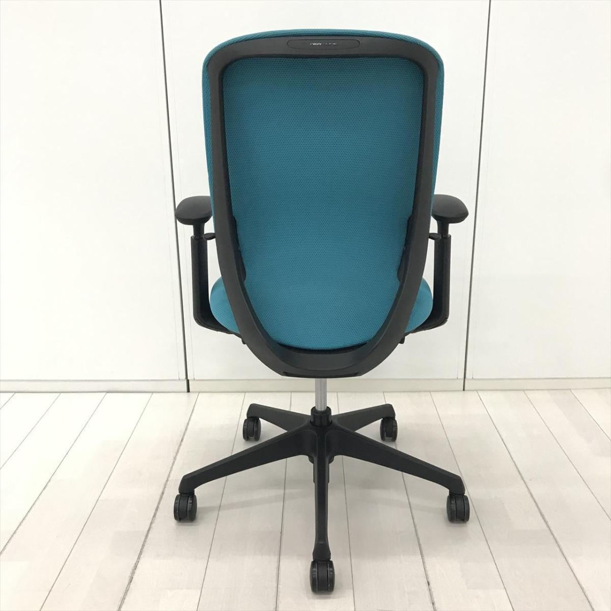 中古】シルフィー C687XR FSG6 オカムラ/okamura 肘付ハイバックチェア