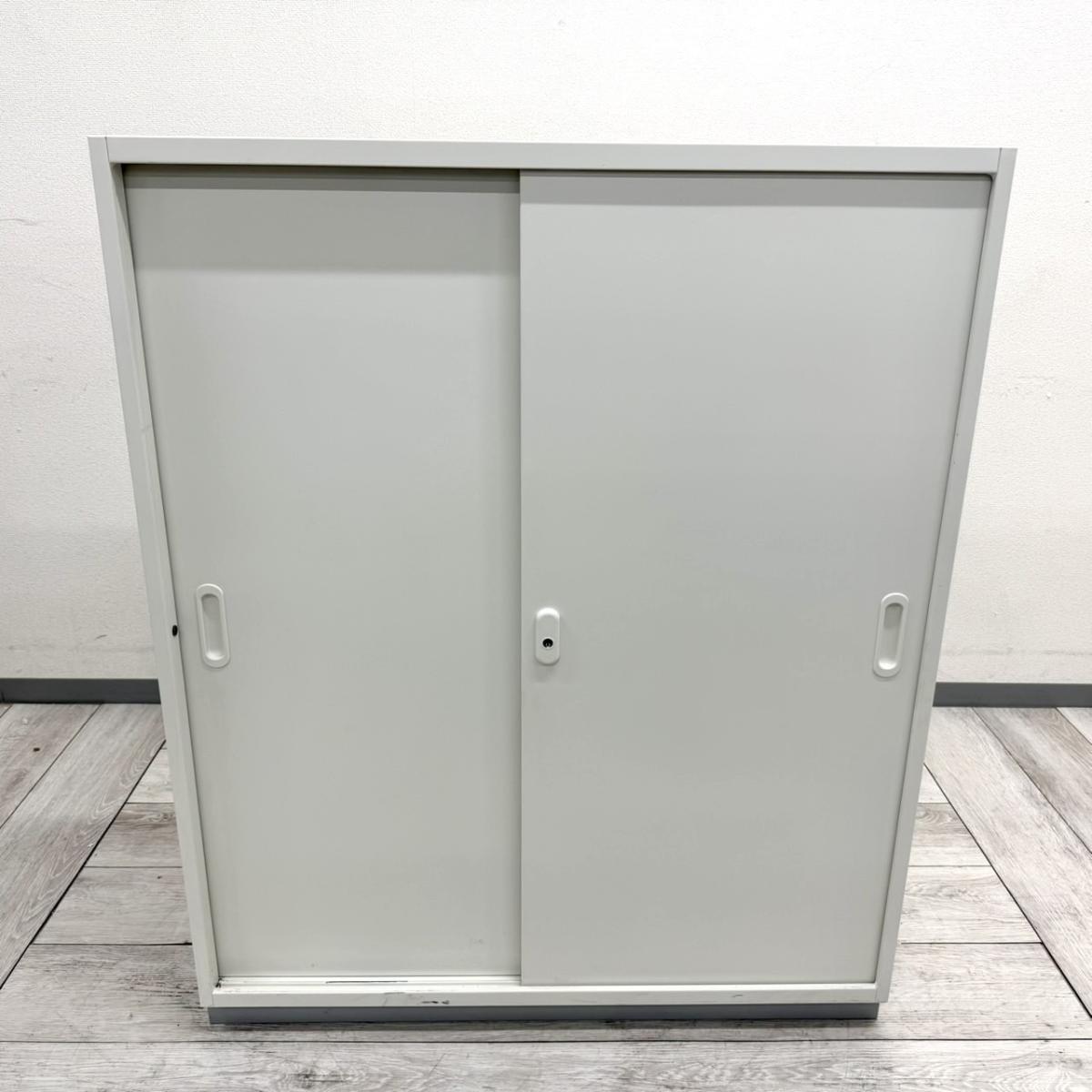中古】LINX LX-5 L5-105S W4 プラス/PLUS ローキャビネット／引き違い