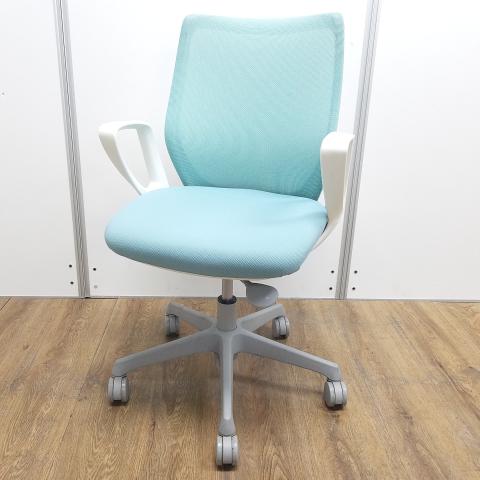 【中古】CG-M メッシュ  オカムラ（okamura） 肘付ローバックチェア