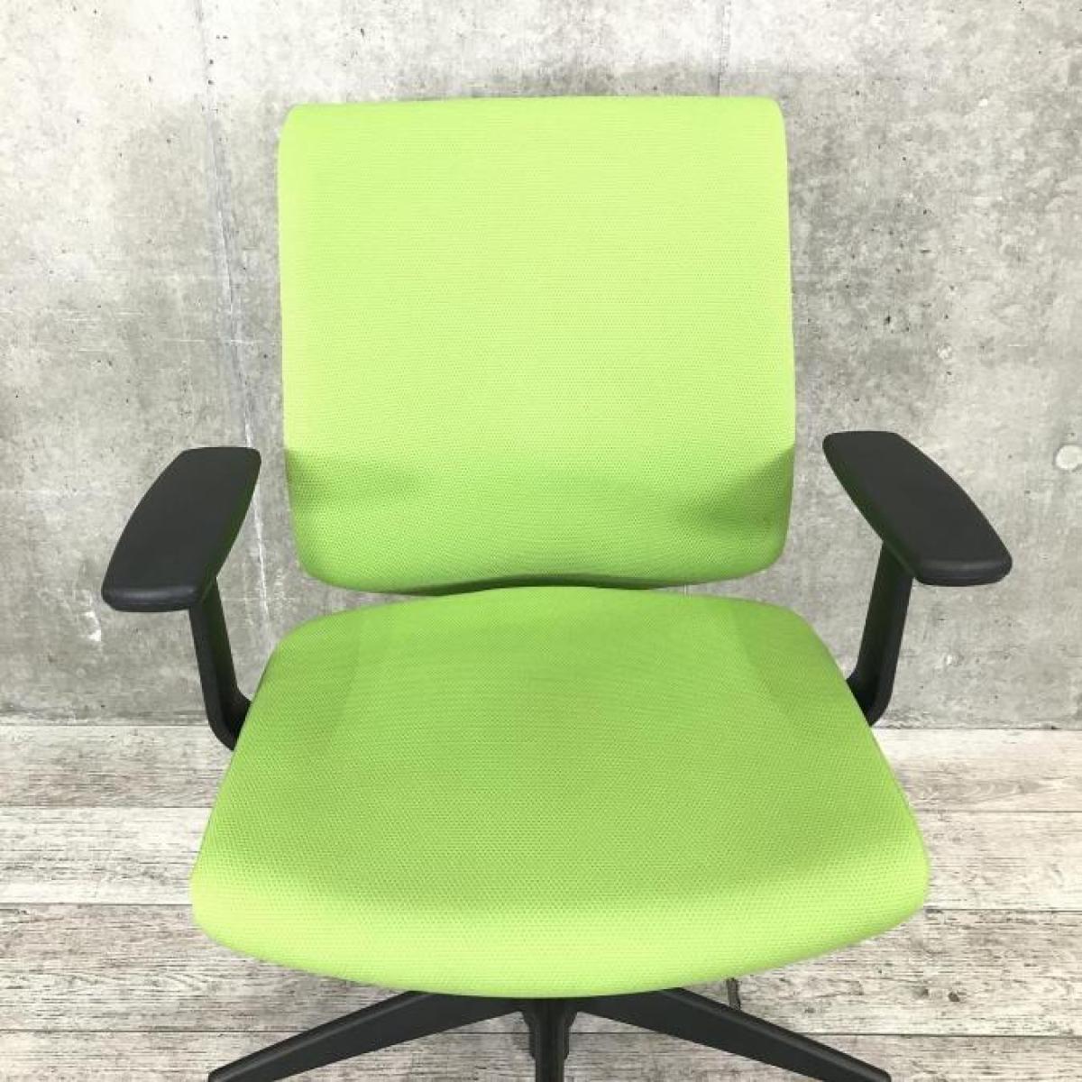 中古】ウィザードチェア コクヨ/KOKUYO 肘付ローバックチェア 615854