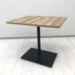 【会議にも打ち合わせにも!シンプルだから長く使える!カフェスペースにもフィットするデザイン!】■コクヨ(KOKUYO)製 フランカ(Franka)シリーズ ミーティングテーブル 会議用 休憩用 W800×D600㎜ ■天板:木目調ナチュラル/脚ブラック オフィスバスターズ京都東寺店