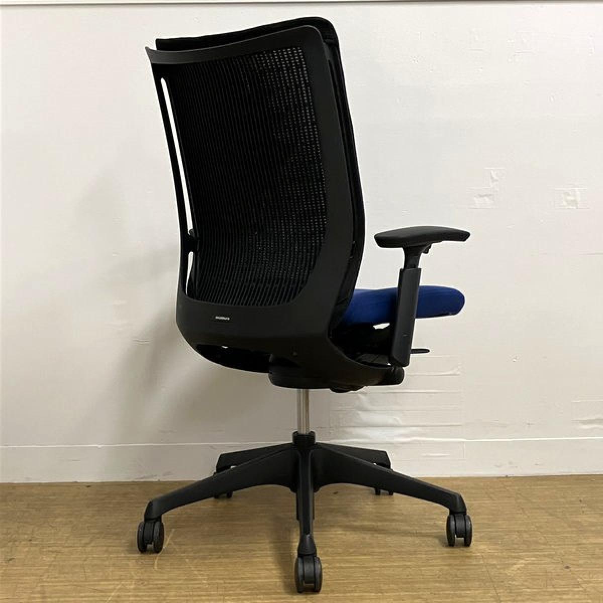 中古】ヴィスコンテチェア オカムラ/okamura 肘付ハイバックチェア
