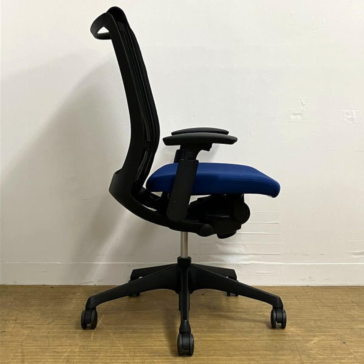 中古】ヴィスコンテチェア オカムラ/okamura 肘付ハイバックチェア