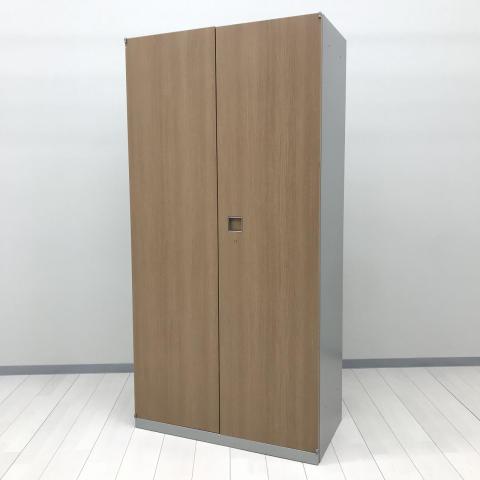 【中古】レクトライン  オカムラ（okamura） ハイキャビネット／両開き