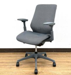 【関西倉庫在庫品】オカムラ製　Spher(スフィア)チェア　グレー　可動肘付き　現行カタログ掲載品　【弊社使用欄：A01080609】