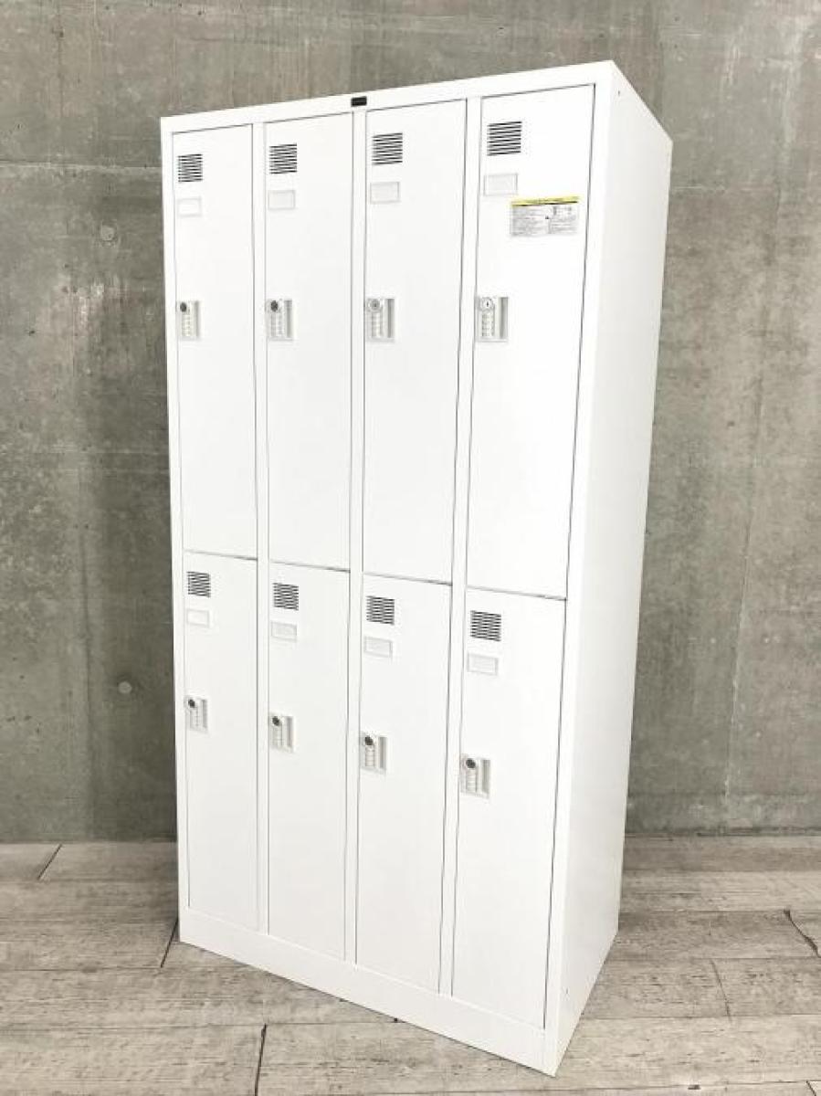 中古】システム ウチダ/UCHIDA 8人用更衣ロッカー 616005 - 中古