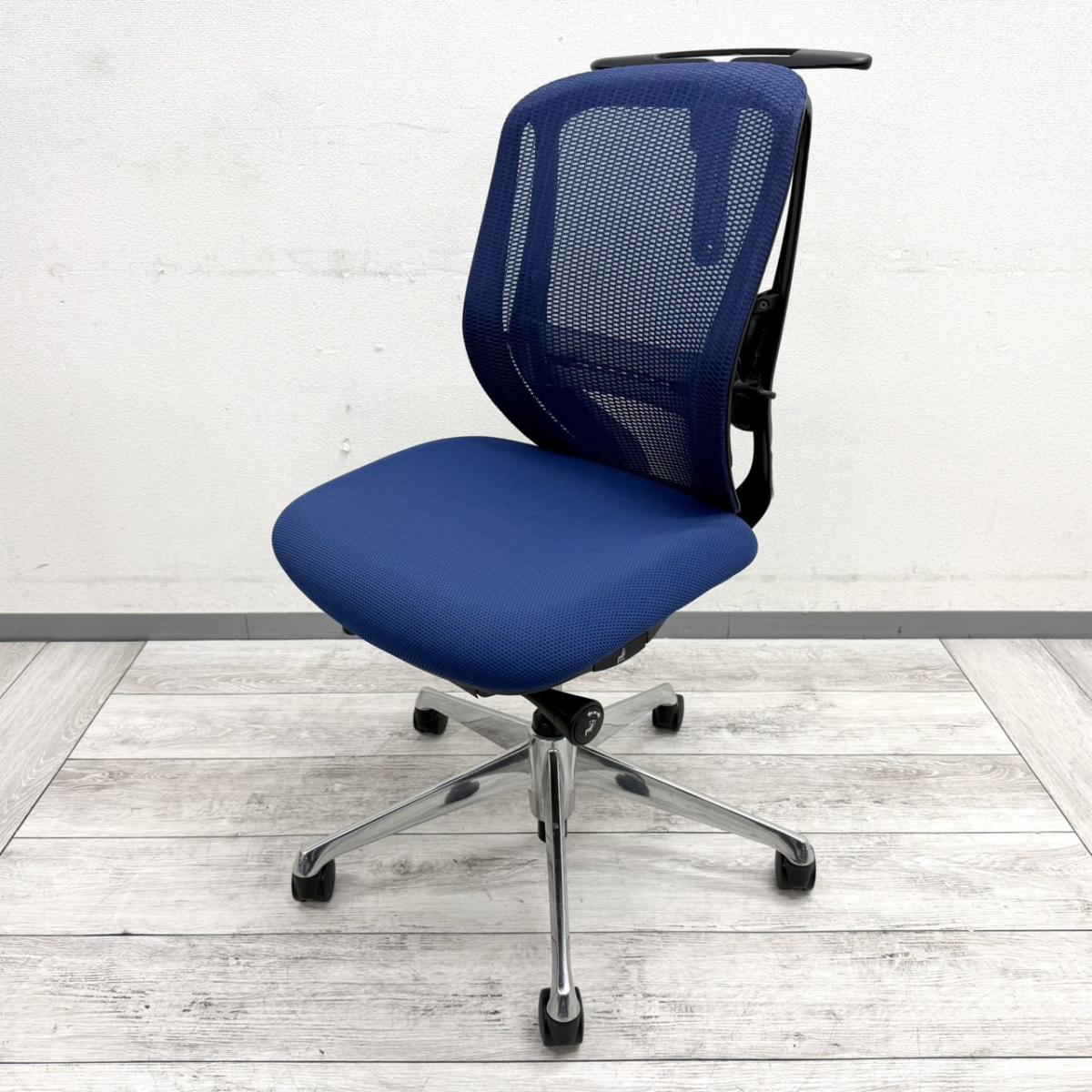 中古】シルフィー C632BS FMP3 オカムラ/okamura 肘無ローバックチェア