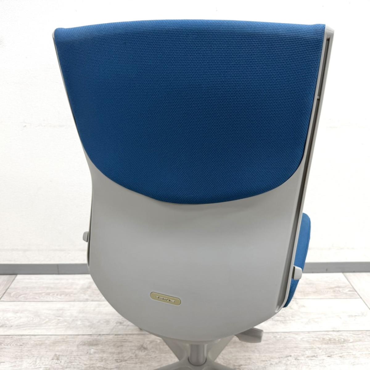 中古】エスクード C435GR FFW5 オカムラ/okamura 肘無ハイバックチェア