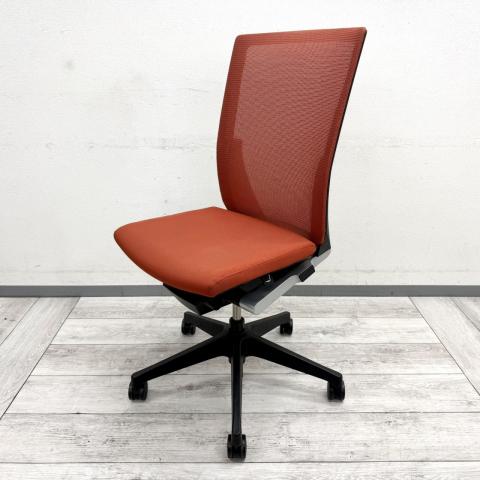 【中古】ヴェントチェア KE-830JB-T1D6 イトーキ（ITOKI） 肘無ハイバックチェア