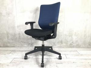 ⑥/26【西】【法人様に大人気！！】◆イトーキ　エピオス　ネイビー　肘有 【福岡オフィス家具】【福岡中古家具】【中古事務什器】【格安】【安い】【メーカー】【福岡オフィス家具】【福岡中古家具】【中古事務什器】