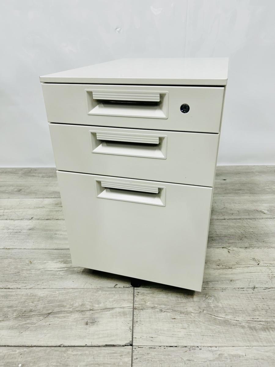 中古】 LE-046SC-3 W4 プラス/PLUS ワゴン3段 616119 - 中古オフィス