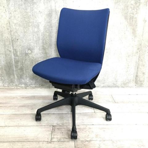 【中古】ヴィスコンテチェア CWA6ZA FEA4 オカムラ（okamura） 肘無ローバックチェア