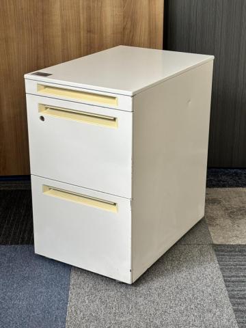 【中古】アドバンス  オカムラ（okamura） ワゴン3段