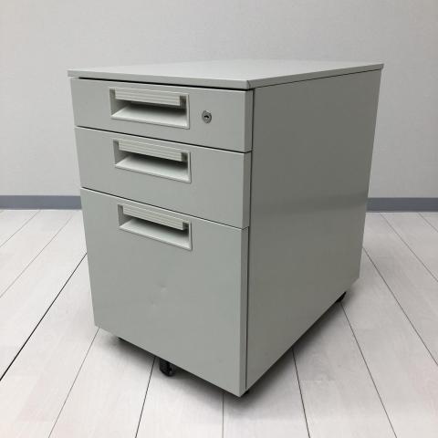 【中古】JSシリーズ JS-046SC-3 LGY プラス（PLUS） ワゴン3段