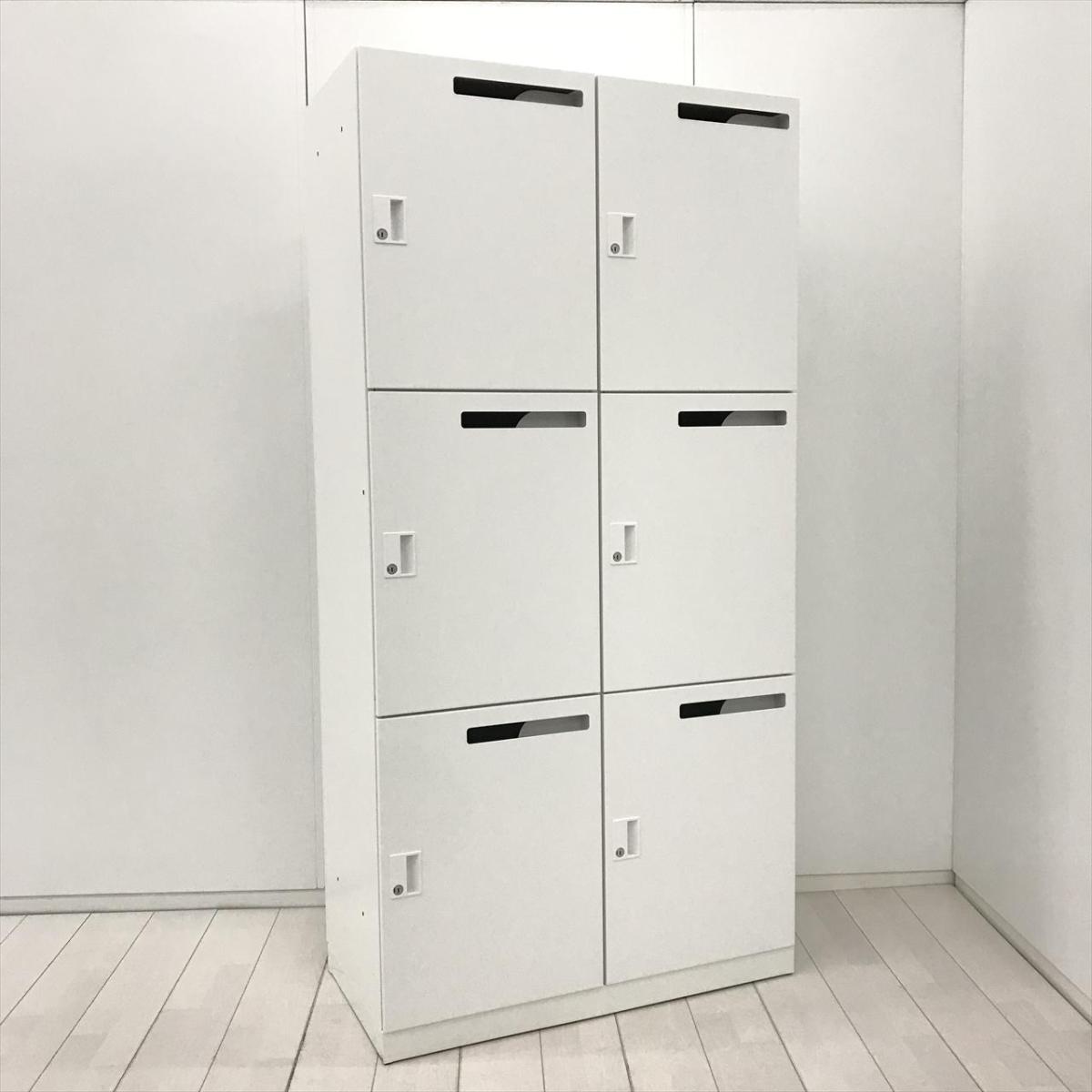 中古】エディアロッカー BWUH-RN62XM79SAW コクヨ/KOKUYO 6人用