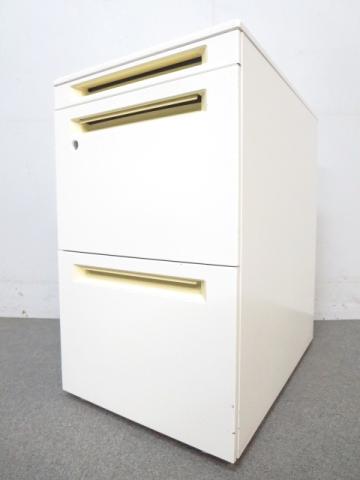 【中古】アドバンス  オカムラ（okamura） ワゴン3段
