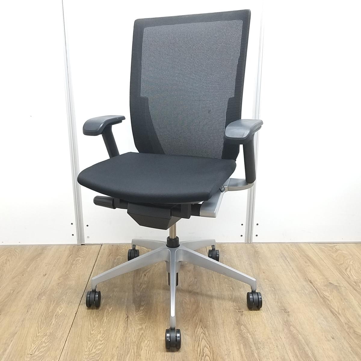 中古】ヴェントチェア イトーキ/ITOKI 肘付ハイバックチェア 616511