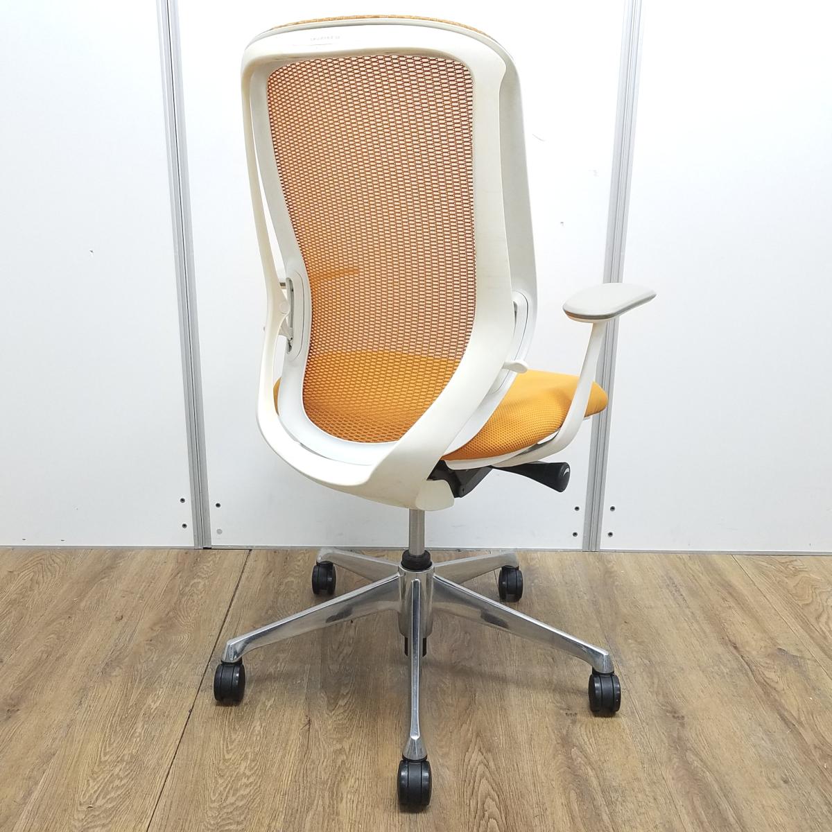 中古】シルフィーメッシュ オカムラ/okamura 肘付ハイバックチェア