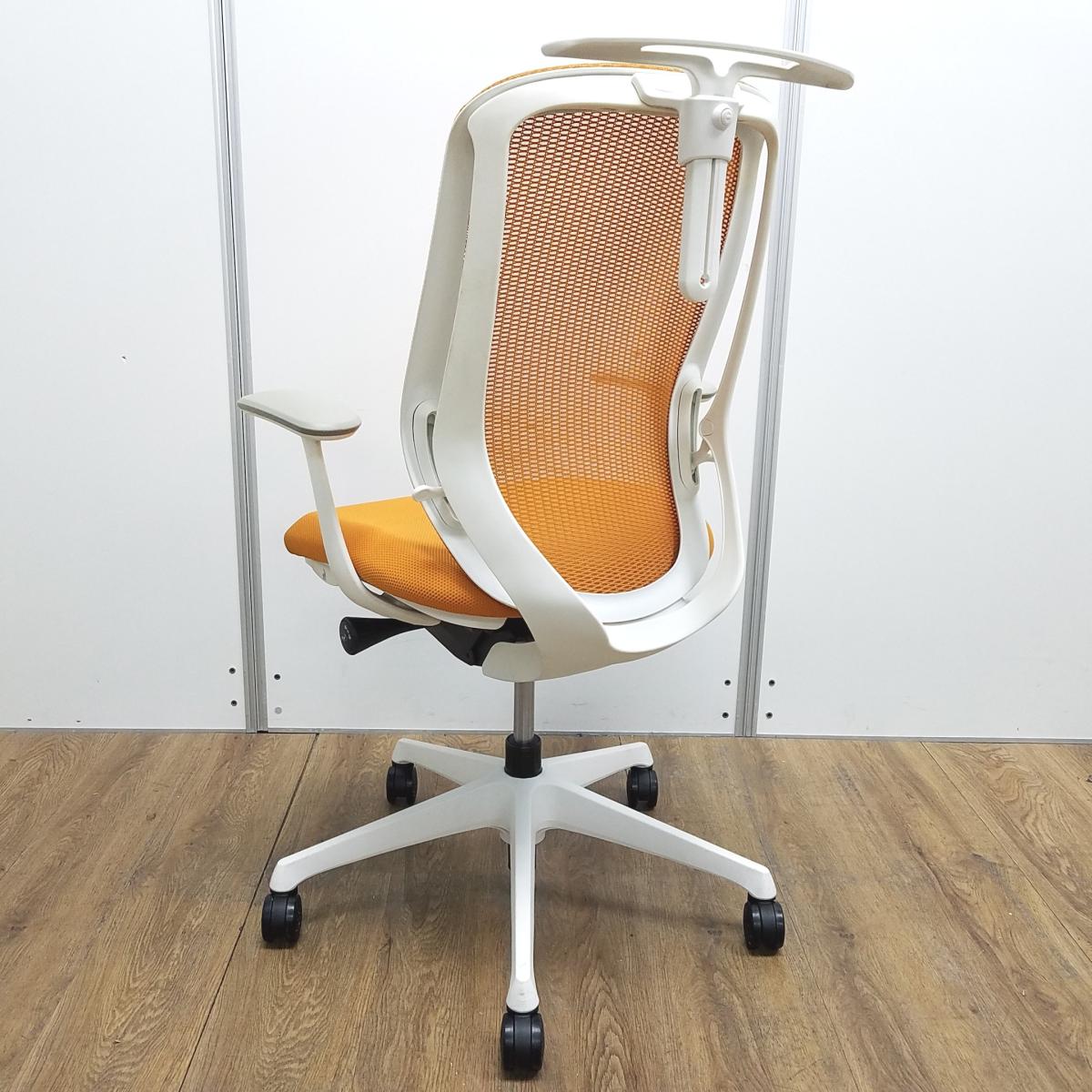 中古】シルフィーメッシュ オカムラ/okamura 肘付ハイバックチェア