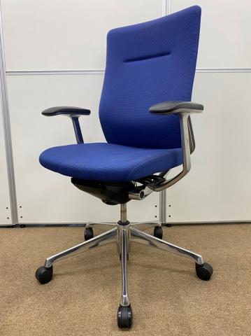 【中古】コーラルチェア  オカムラ（okamura） 肘付ハイバックチェア