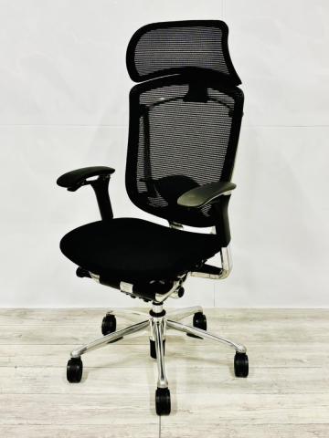 【中古】コンテッサチェア CM32AB　N オカムラ（okamura） 肘付ハイバックチェア