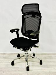 【中古】【訳アリ】【国内メーカーの高級チェアと言えば・・・】■ヘッドレスト ■ランバーサポート ■事務椅子 ■在宅ワーク用 ■ブラック ■役員用 ■スマートオペレーション ■黒 ■上下昇降不良 ■可動肘 ■メッシュ ■ゲーミングチェア※愛知※名古屋※豊田※三重※一宮※小牧※岐阜※静岡
