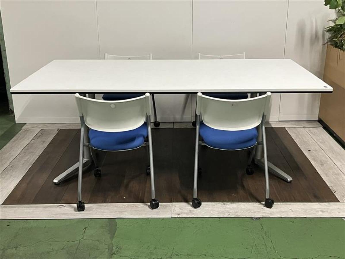 Okamura オカムラ ラティオ2 1690テーブル　会議　ミーティング 中古】ラティオⅡ 4L20MB MR76 オカムラ/okamura ミーティングテーブル