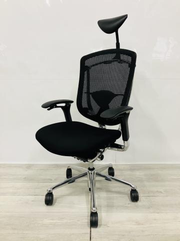 【中古】コンテッサチェア CM52AB FBF1 オカムラ（okamura） 肘付ハイバックチェア